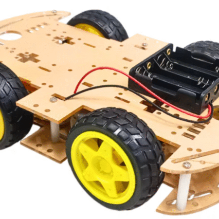 4wd four wheel drive kit a smart robot car with acrylic unbreakable chassis