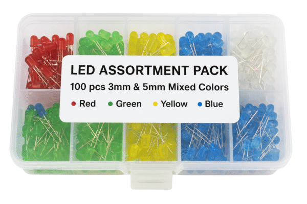led color assortment pack (5mm + 3mm)