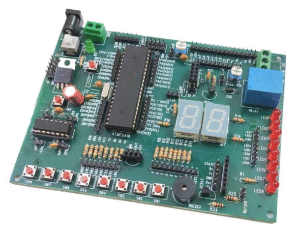 avr atmega16 development board – high performance mcu board