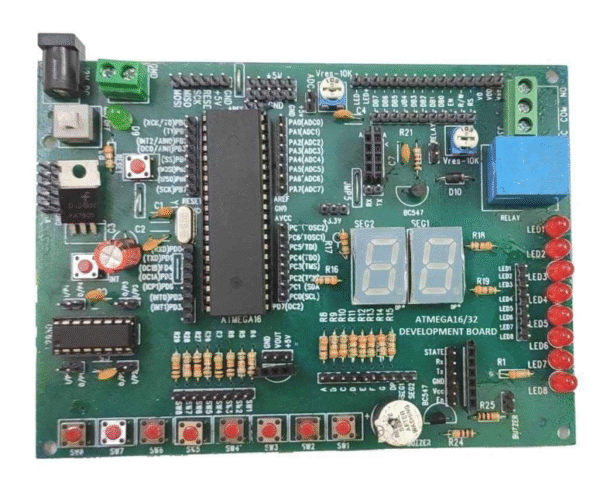 avr atmega16 development board – high performance mcu board